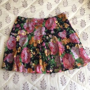 Floral Abercrombie & Fitch skirt